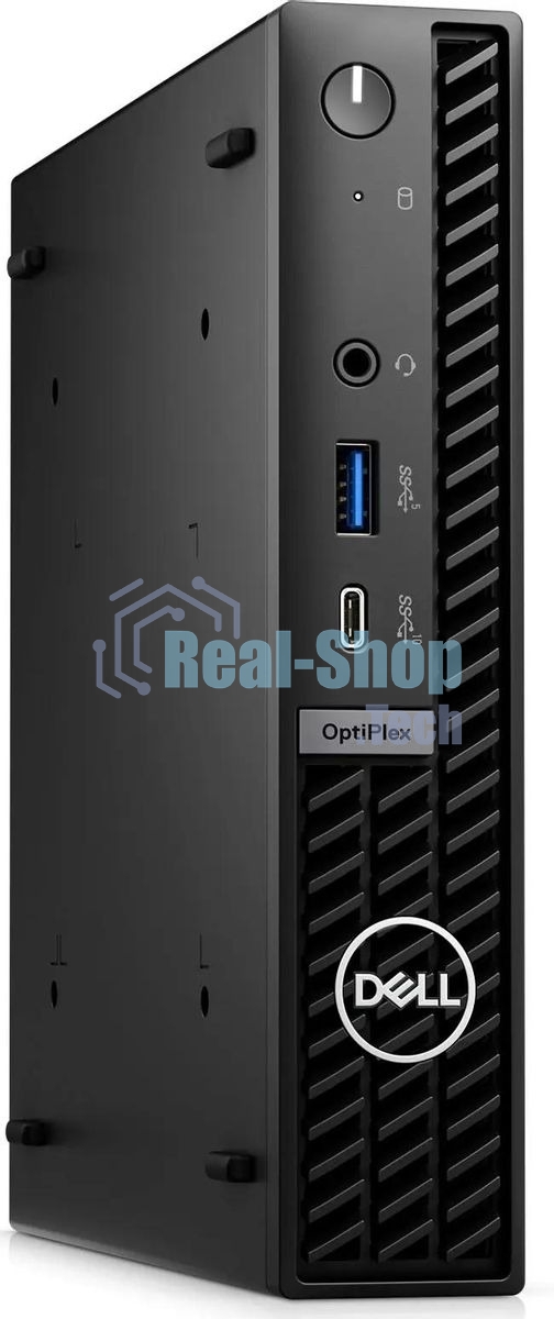 Мини ПК Dell Optiplex 7020 Micro i3 14100T (2.7) 8Gb SSD 256Gb UHDG 730 Win 11Pro GbitEth 260W мышь клавиатура черный (7020-3861)