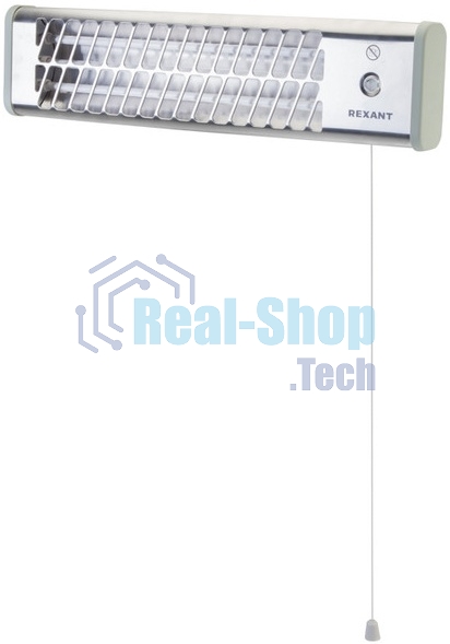 Обогреватель инфракрасный панельный Rexant 60-0059, серый, кварцевый, 1500 Вт, 20 м2, 3 режима обогрева