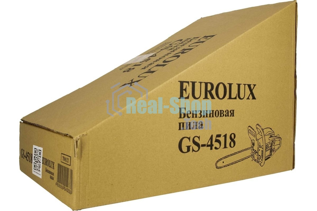 Бензопила Eurolux GS-4518 черный/желтый 70/6/25