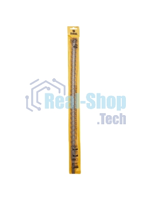 Бур по бетону Denzel двойная спираль, Cobalt W-tip, 18x600 мм, SDS PLUS
