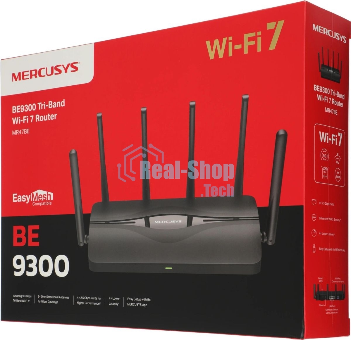 Маршрутизатор трехдиапазонный Wi-Fi Mercusys MR47BE