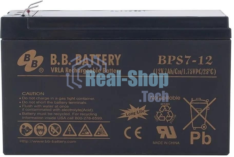 Батарея для ИБП B.B.Battery/BPS 7-12/12V/7Ah