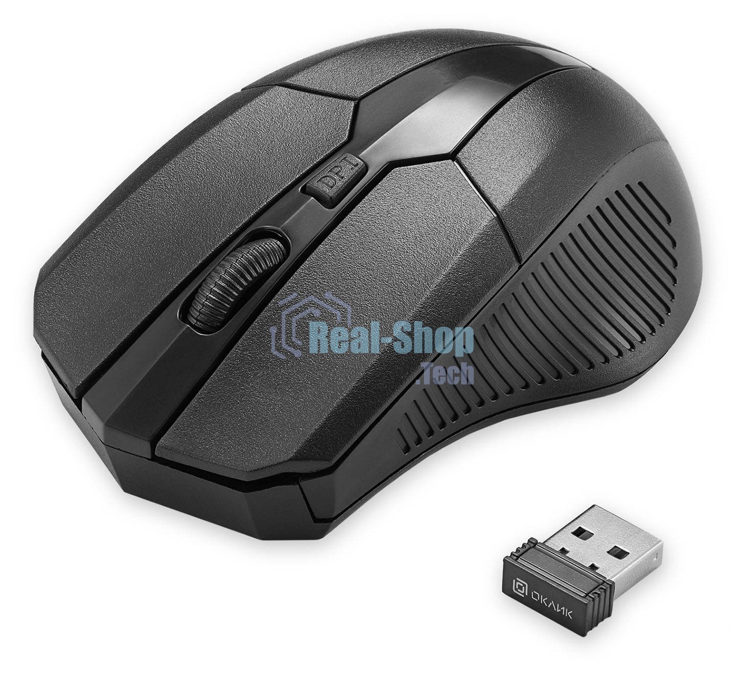 Клавиатура + мышь Оклик 205MK клав:черный мышь:черный USB беспроводная