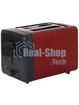 Тостер Bosch TAT4P424 красный/черный, 970 Вт, 2 слота