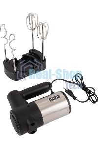 Миксер ручной Rondell RDE-1354 800Вт черный/серебристый