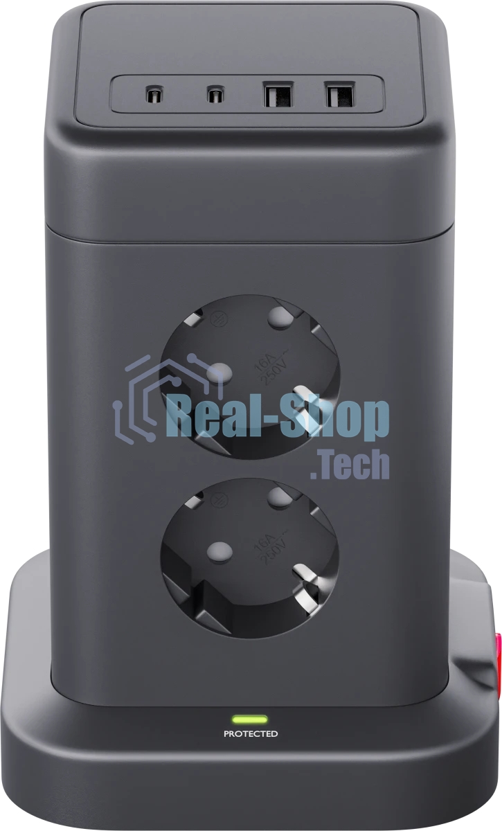 Сетевой фильтр Defender ILS 453 (3 м, 8 розеток, 2USB-A, 2USB-C)