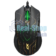 Мышь проводная A4Tech X89 Maze черный, 2400 dpi, USB, кнопки - 8