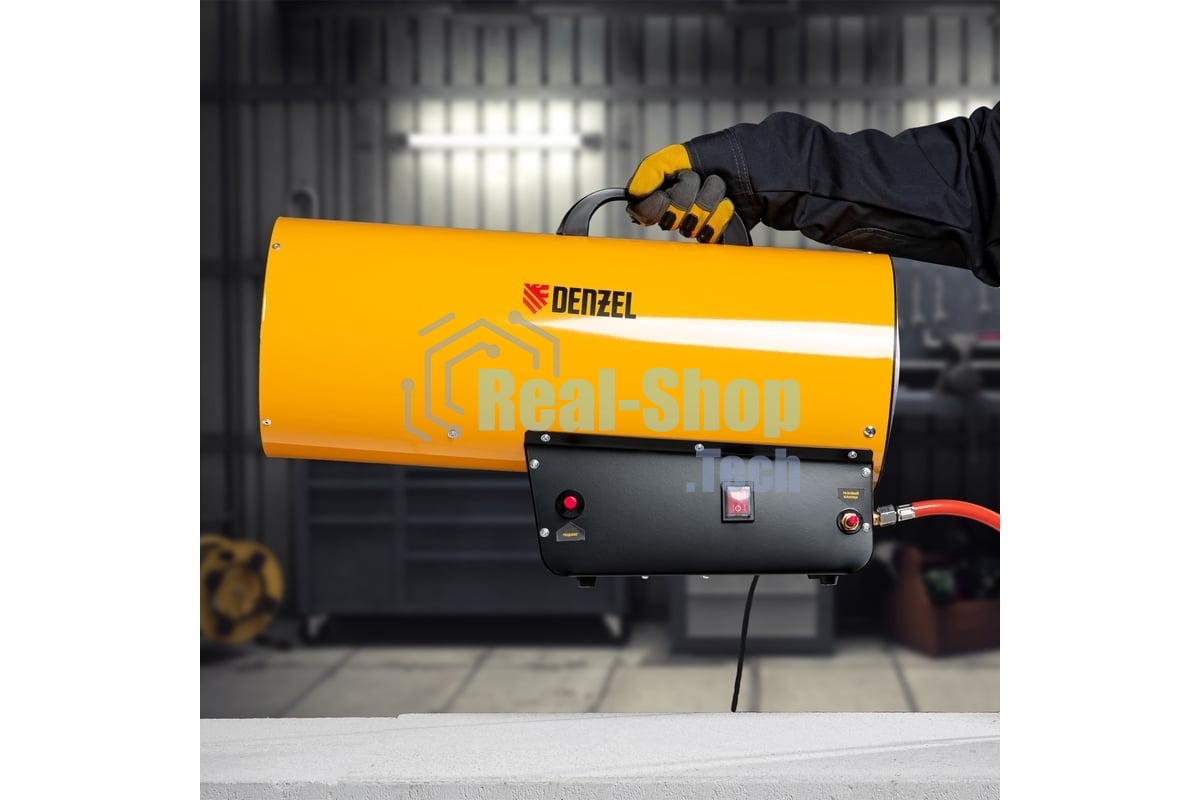 Газовая тепловая пушка Denzel GHG-50, 50 кВт, 1400 м3/ч, пропан-бутан