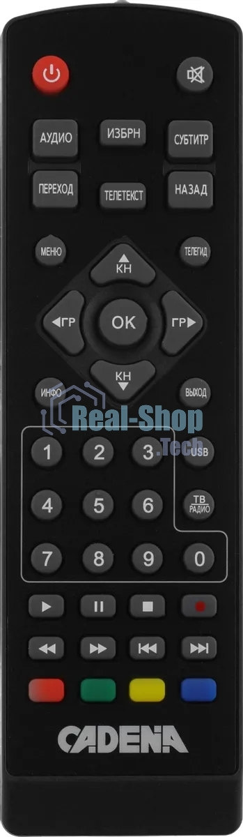 Приставка для цифрового ТВ Cadena CDT-2291SB черный, DVB-T2, DVB-T, HDMI, USB 2.0