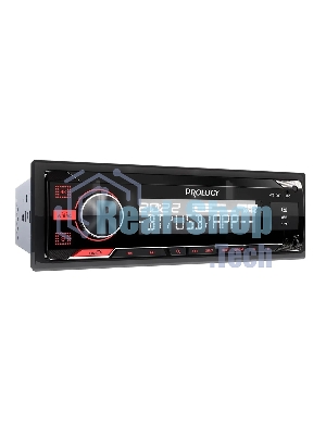 Автомагнитола Prology GT-200, 1 DIN, Bluetooth, USB Type-A, AUX, пульт ДУ