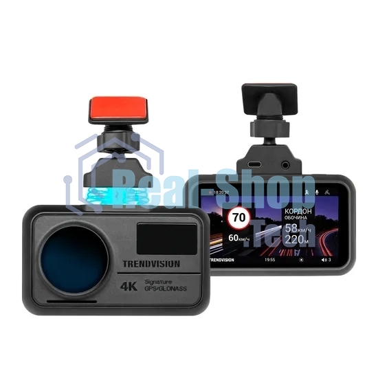 Видеорегистратор TrendVision TDR-725 Real 4K 2CH, 3840x2160, 3