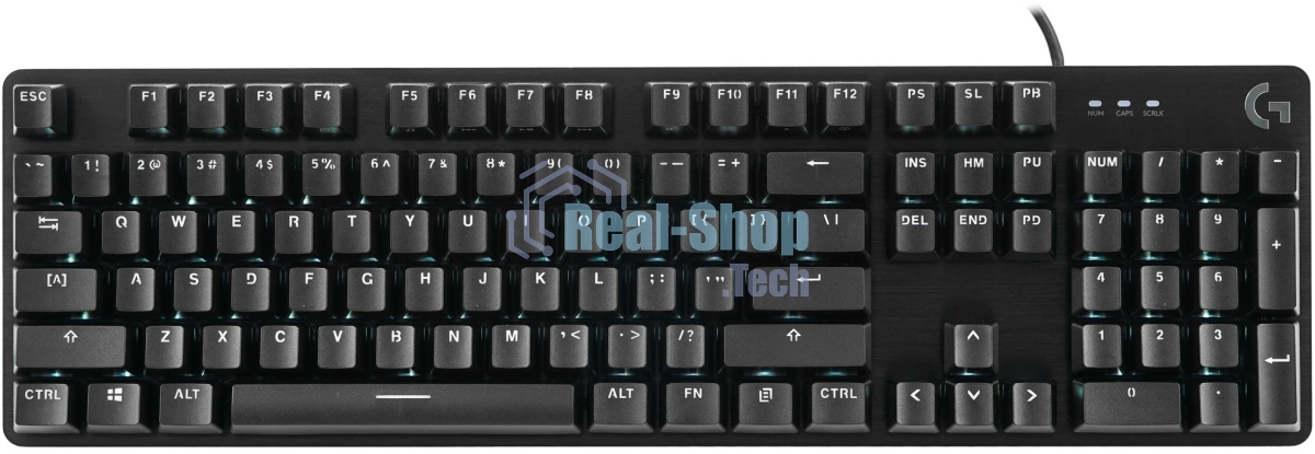 Клавиатура Logitech G412 SE проводная, USB Type-A, чёрный