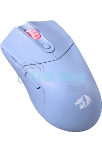 Мышь беспроводная REDRAGON St4r Pro голубой, 26000 dpi, радиоканал, Bluetooth, USB, кнопки - 6