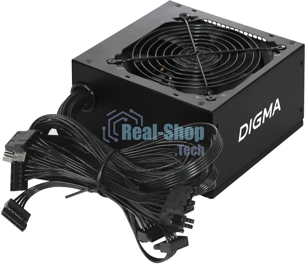 Блок питания Digma DPSU-550W, 550Вт, 120мм, черный