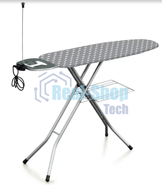 Доска гладильная DOGRULAR КАПИТОЛ ГРИ серый, чехол с тефлоновым покрытием (в уп. 2 шт)