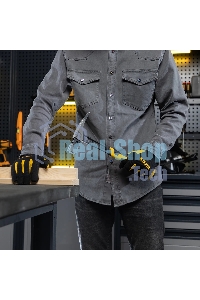 Молоток кровельщика Denzel 600 г, цельнокованый, боек с магнитом, двухкомп. обрезин. рук-ка