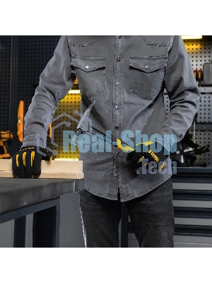 Молоток кровельщика Denzel 600 г, цельнокованый, боек с магнитом, двухкомп. обрезин. рук-ка