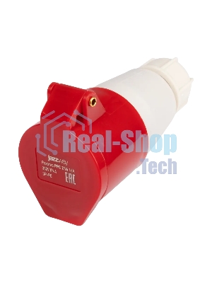 Розетка переносная PPC 214 3Р+РЕ 16А 380В IP44 Jazzway