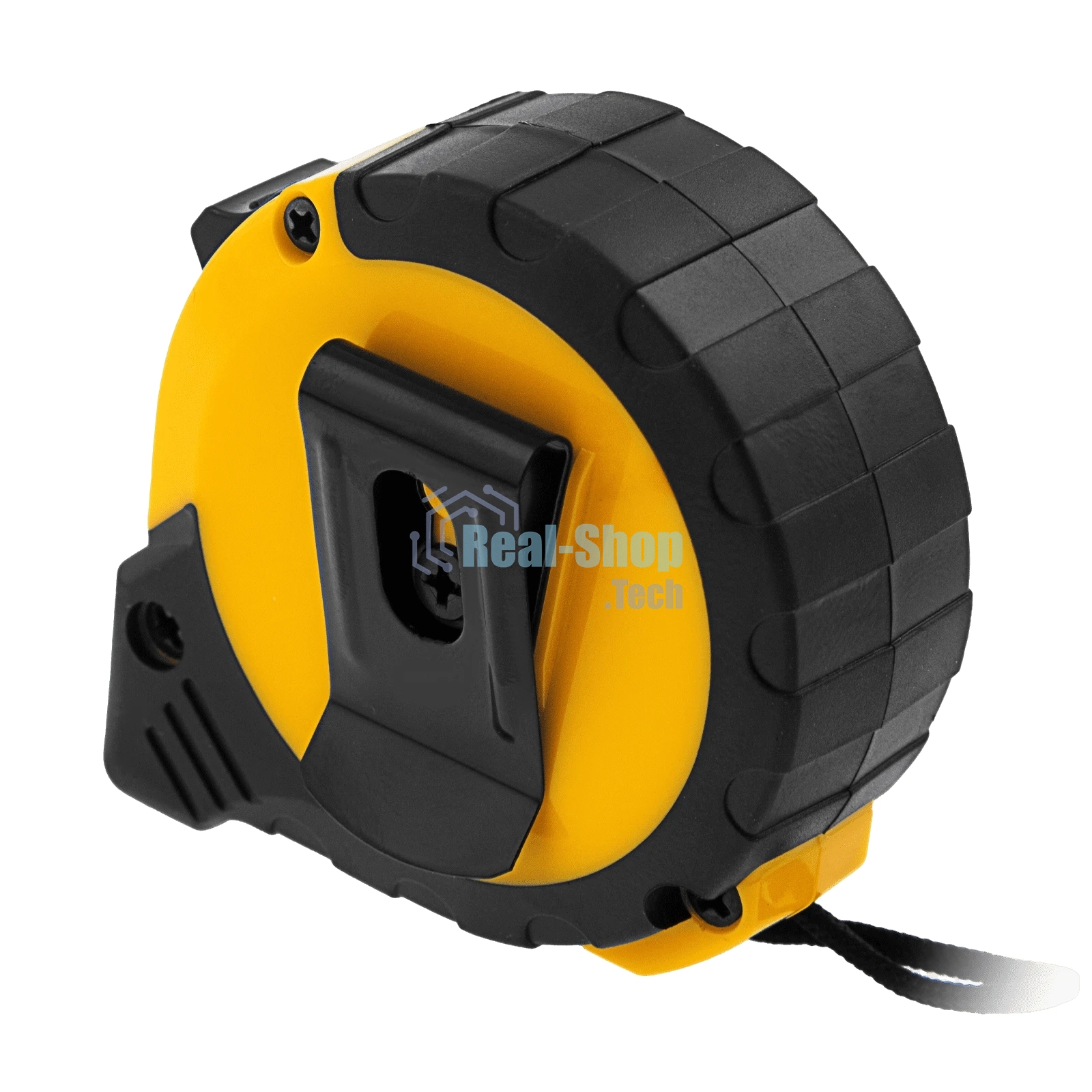 Рулетка Denzel 3м х 13мм, двухкомп. корпус, кнопка-пауза