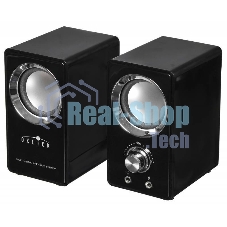 Акустическая система Oklick OK-116 2.0 черный 6Вт