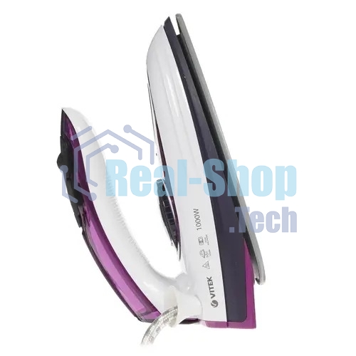 Утюг дорожный Vitek VT-8305 1000Вт белый/фиолетовый