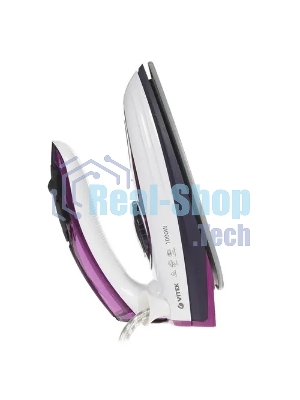 Утюг дорожный Vitek VT-8305 1000 Вт белый/фиолетовый