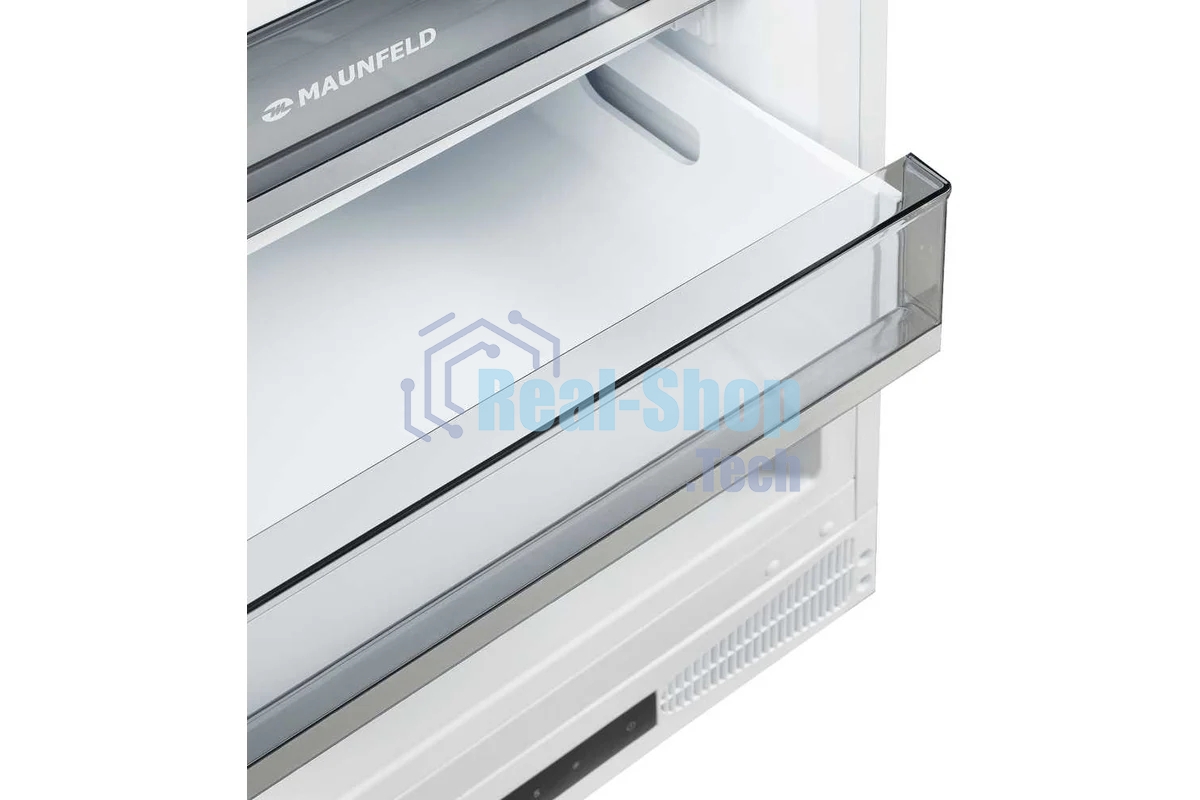 Морозильная камера встраиваемая Maunfeld MBFR88SWGR Inverter белый, 95 л, 3 ящика