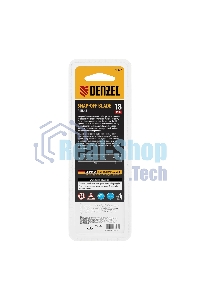 Лезвия Denzel 18 мм, нерж. сталь 440, 0,5 мм, 5 шт.