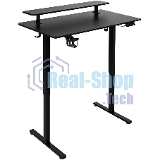 Стол игровой Defender Alliance черн, 110x60, высота 72-117, полк 1