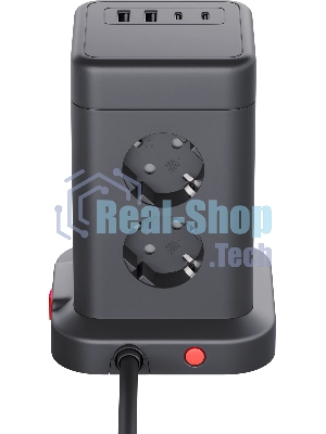 Сетевой фильтр Defender ILS 453 (3 м, 8 розеток, 2USB-A, 2USB-C)
