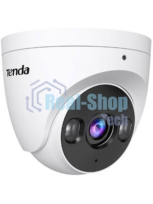 Турельная уличная IP-камера Tenda TC3T24C-4, CMOS, 4Мп, PoE, ночная съемка, датчик движения, IP67