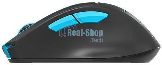 Мышь беспроводная A4Tech Fstyler FG30 серый/синий, 2000 dpi, радиоканал, USB, кнопки - 5