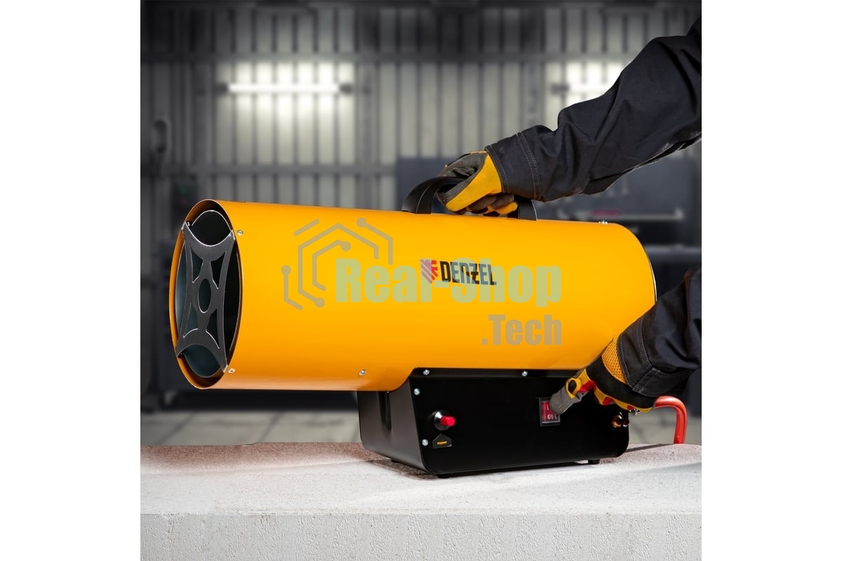 Газовая тепловая пушка Denzel GHG-50, 50 кВт, 1400 м3/ч, пропан-бутан
