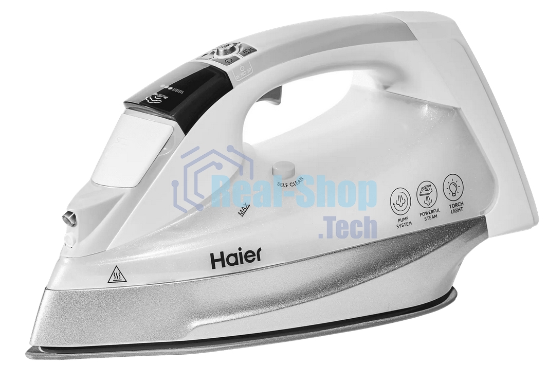 Утюг Haier HI-601 белый, 3100 Вт, 60 г/мин, 200 мл