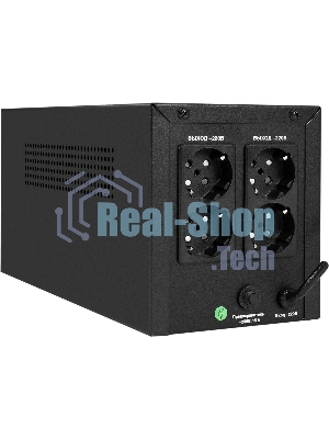 Источник бесперебойного питания ExeGate Power NB-2000.LED.AVR.4SH / 2000 ВА / 1200 Вт / 4 x CEE 7 (евророзетка)