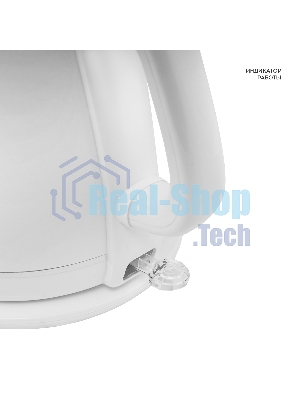 Чайник электрический Galaxy Line GL 0331, белый, пластик, 2200 Вт, 1.8 л