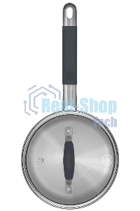 Ковш Rondell Stern RDS-008, 1.9л, с крышкой 16см, серый