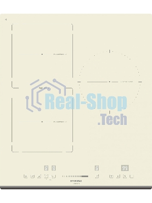 Индукционная варочная панель Hyundai HHI 4771 BE, бежевый