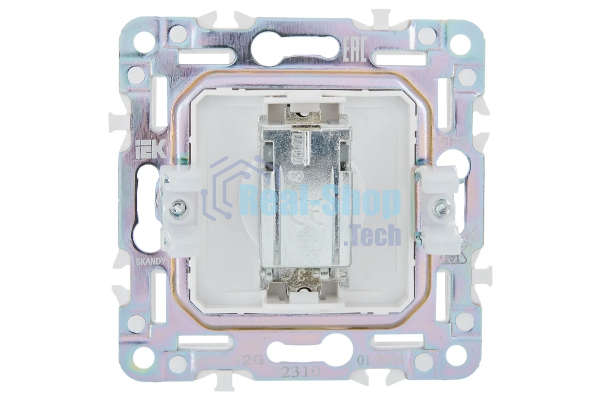 Розетка TV оконечная IEK SKANDY SK-A12G (SK-A10-O-K53) графит
