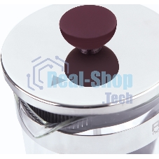 Френч-пресс Rondell Bojole RDS-1903 1 л бордовый