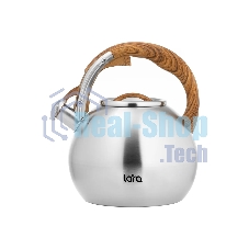 Чайник для плиты Lara LR00-82 4.5 л индукционное дно, свисток с кноп. механизмом, ручка нейлон