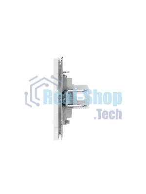 Компьютерная розетка RJ-45 без шторки, кат.5е двойная, KANT, белая магнолия
