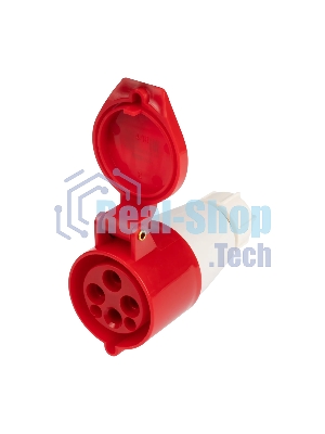 Розетка переносная PPC 214 3Р+РЕ 16А 380В IP44 Jazzway