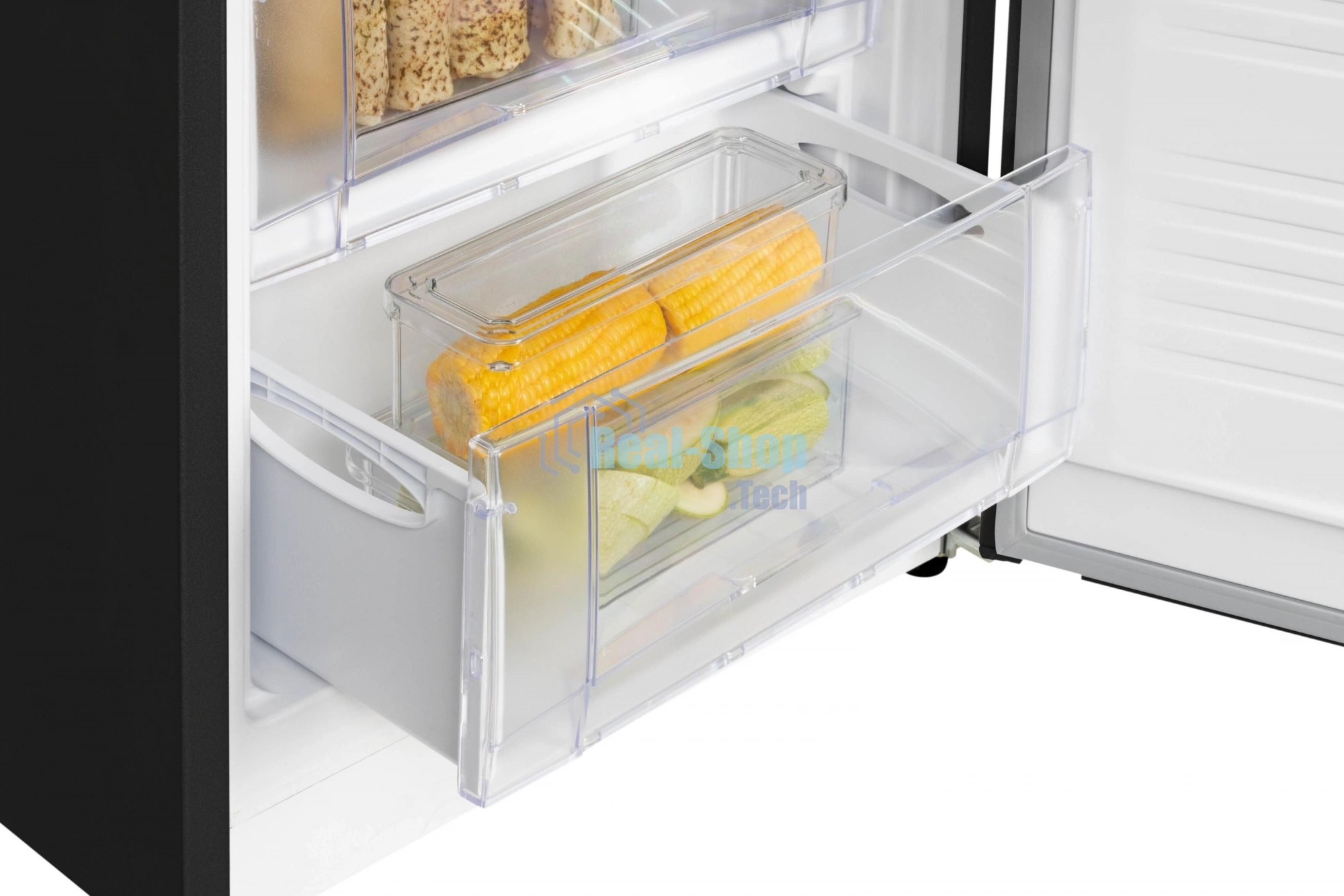 Морозильная камера Nordfrost DF 260NF BAP черный, 256л, 3 ящика