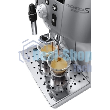 Кофемашина DeLonghi ECAM 250.31SB серебристый/черный, исп. кофе - молотый/зерновой, 1.8 л, 1450 Вт, 15 бар