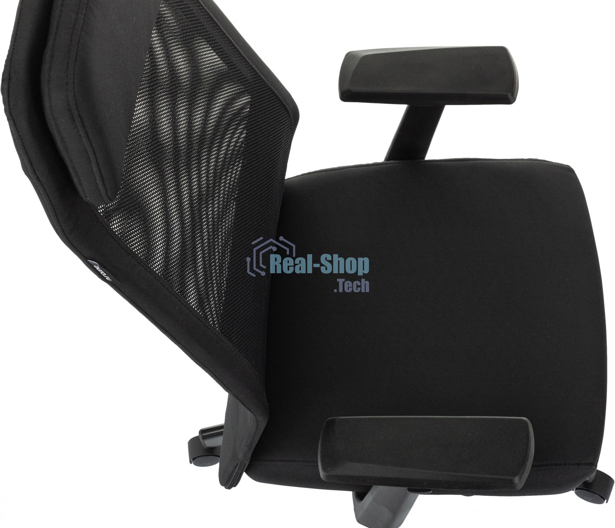 Кресло руководителя Бюрократ T-995 черный TW-01, сетка/ткань, крестов. металл черный