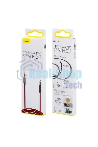 Кабель Baseus CAM30-C91 Yiven Audio Cable M30 AUX 3.5мм (M) to AUX 3.5мм (M) 1.5m Red+Black