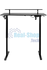 Стол игровой Defender Alliance черн, 110x60, высота 72-117, полк 1