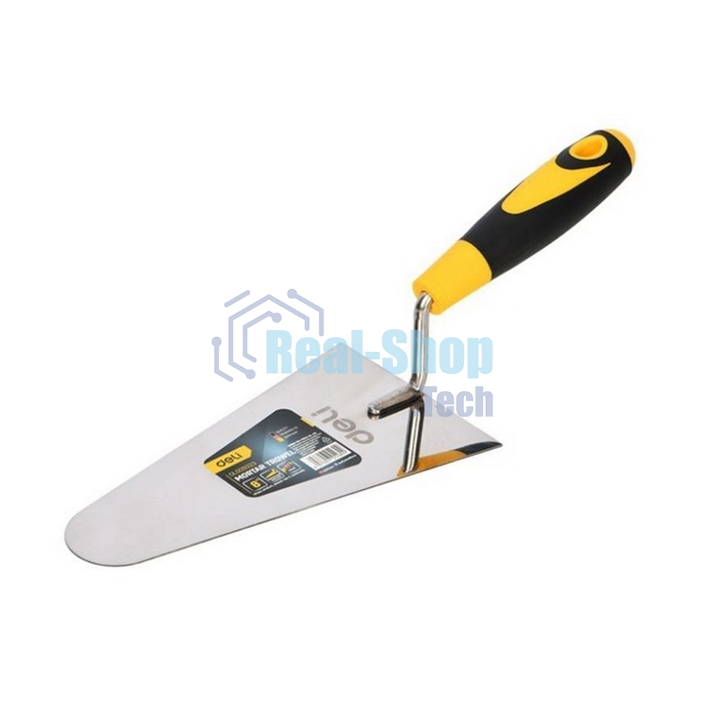 Кельма (мастерок) Deli DL509323 нержавеющая сталь, длина рабочей части 200 мм, форма 