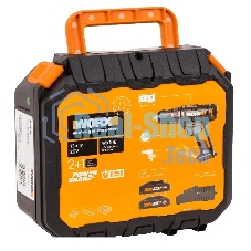Дрель-шуруповерт Worx WX108, 20 В, 2 Ач, 45 Нм, щеточный